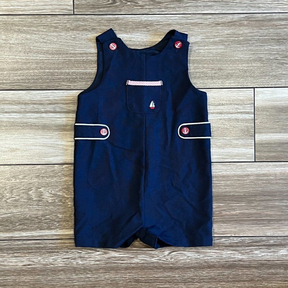 Embroidered Sailboat Romper Size 6/9M